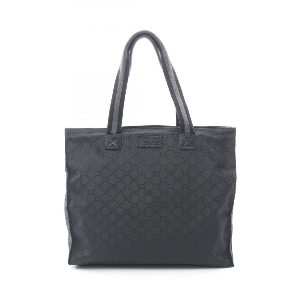 Gucci GG Tote Bag Leather Black